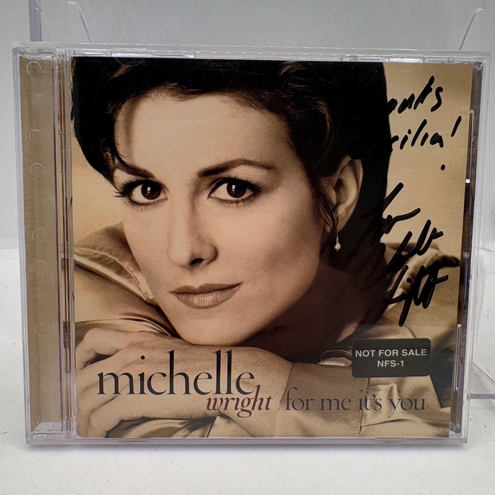 Michelle Wright For Me Its You Signed Autographed CD Promo 07822-18815-2 1996
